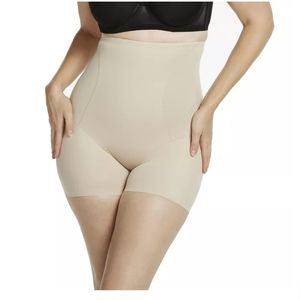 Naomi and Nicole High Waist Shapewear Shorts Size 2X Style 7928 Beige
